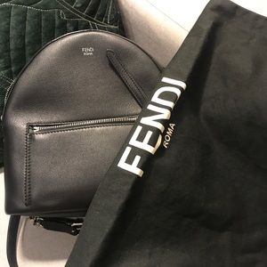 Black fendi backpack